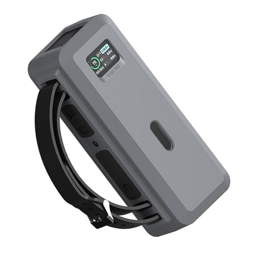 FackLOxc Reisefreundliche weiche Schutzhülle, vollständige Abdeckung, schweißresistent, für 737 140 W Mobile Power verbessert die Griffigkeit, Grau von FackLOxc