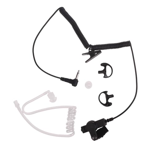 FackLOxc Single Ohrhörer ABS & PU Ohrhörer Headset Tragbares 3 5 Mm Ohrhörer Headset Mit Ohrstöpsel/ohne Anpassung Für Zwei Wege Funkgeräte FackLOxc Single Ohrhörer ABS & PU Ohrhörer Headset Tragbares 3 5 Mm Ohrhörer Headset Mit Ohrstöpsel/ohne Anpassung Für Zwei Wege Funkgeräte von FackLOxc