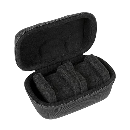 FackLOxc Tragbare Aufbewahrungstasche mit 2 Schlitzen, Reise-Tragetasche mit weichem Futter für Smartwatch-Armbanduhr-Box von FackLOxc