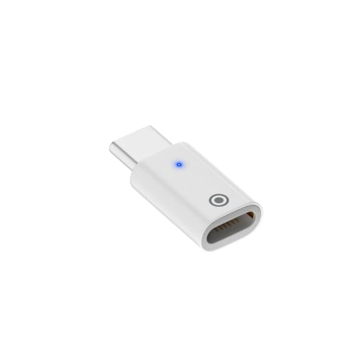 FackLOxc Typ C/8-poliger Stecker auf 8-polige Buchse, Adapter mit LED-Anzeigen zum Aufladen und Anschluss von Stiften FackLOxc Typ C/8-poliger Stecker auf 8-polige Buchse, Adapter mit LED-Anzeigen zum Aufladen und Anschluss von Stiften von FackLOxc