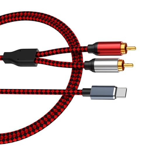 FackLOxc USB C Bis 2RCA Soundkabel 2RCA Kabel Typ C Zu Männlich 2RCA Zu USB C Für Telefon Laptop Tablet Home Theaterverstärker Lautsprecher FackLOxc USB C Bis 2RCA Soundkabel 2RCA Kabel Typ C Zu Männlich 2RCA Zu USB C Für Telefon Laptop Tablet Home Theaterverstärker Lautsprecher von FackLOxc