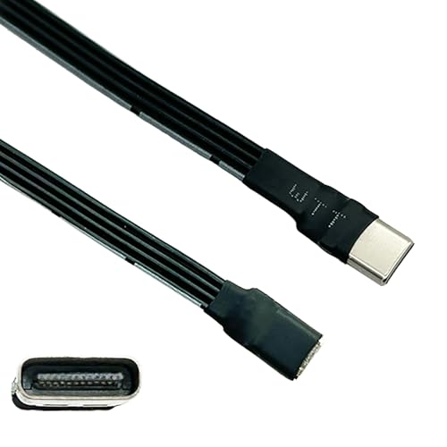 FackLOxc USB C Mann Zum Weiblichen USB C Band Kabel Ladungskabel Lade Synchronisation 480 Mbit/S Stecker Für Telefon Tablet Kopfhörer FackLOxc USB C Mann Zum Weiblichen USB C Band Kabel Ladungskabel Lade Synchronisation 480 Mbit/S Stecker Für Telefon Tablet Kopfhörer von FackLOxc