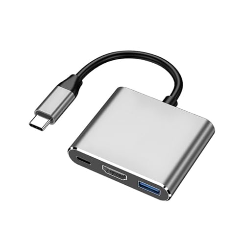 FackLOxc USB-C-auf-HDTV-Adapter mit 100 W Stromversorgung, USB-3.0-Anschluss, unterstützt 4K-Display für Mate30 FackLOxc USB-C-auf-HDTV-Adapter mit 100 W Stromversorgung, USB-3.0-Anschluss, unterstützt 4K-Display für Mate30 von FackLOxc