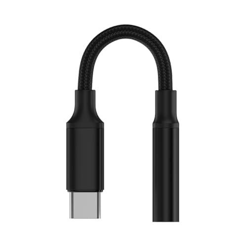 FackLOxc USB-Typ-C auf 3,5-mm-Kopfhörer-Soundadapter, USB-C-Auxs-Sound-Kopfhörerkabel für Phone 16 15 von FackLOxc