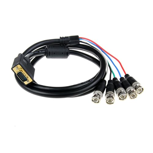 FackLOxc VGA Zu BNC Kabel VGA Zu RGBHV Hochauflösend Koaxial Männlich Zu Männlichem Verbindungskabel Für Projektoren Und HDTVs FackLOxc VGA Zu BNC Kabel VGA Zu RGBHV Hochauflösend Koaxial Männlich Zu Männlichem Verbindungskabel Für Projektoren Und HDTVs von FackLOxc