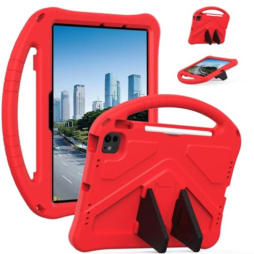 Kinder-Tablet-Hülle, Handheld-Schutzhülle für Air 11 2024, harter Ständer, Griff, stoßfest, Schutzhülle Kinder-Tablet-Hülle, Handheld-Schutzhülle für Air 11 2024, harter Ständer, Griff, stoßfest, Schutzhülle von FackLOxc