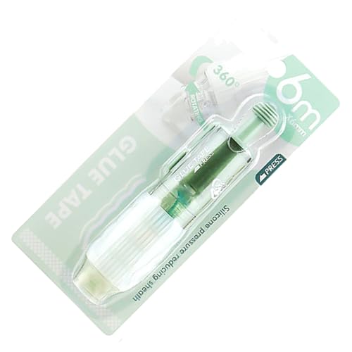 Klebeband, Stiftform, 6 mm breit, doppelseitig, gepunktet, transparent, für Scrapbooking, Kartenherstellung von FackLOxc