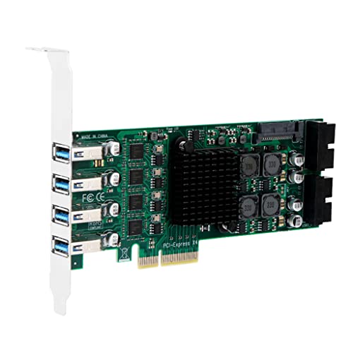 PCI E Zu USB 8-Port Expansionskarte PCI Für Express USB Karten Internal USB3.0 Hub Unterstützt Industrial von FackLOxc