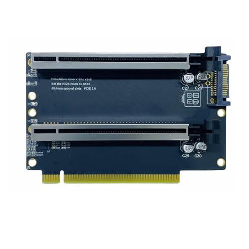 PCIE X16 Splits PCIE X8X8 Power Version 40.4mm Space Slot Grafics Card Networking Card von FackLOxc