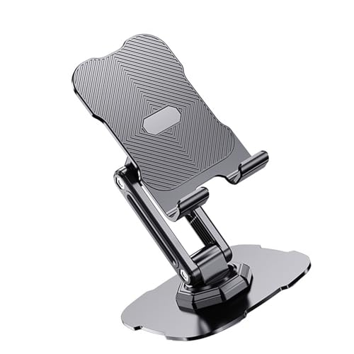 Telefon Dock Faltbare Tabletop Telefonunterstützung Cradle Halterwinkel Höhe Einstellbare Telefon Tablet Ständer Drehung Halterung von FackLOxc