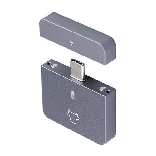 Tragbares NVMe 2230 SSD Gehäuse USB C Adapter Unterstützt 10 Gbit/s Datenübertragung USB 3.2 Gen2 Externe Gehäusebox Für 2230 SSDs USB C Adapter Für SSD UASP Protokoll Unterstützt Einfache SSD von FackLOxc