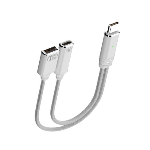 Typ-C-auf-USB-Konverter mit Musikausgang, unterstützt schnelle Datenübertragung für verschiedene elektronische Geräte, PD100W Power Typ-C-auf-USB-Konverter mit Musikausgang, unterstützt schnelle Datenübertragung für verschiedene elektronische Geräte, PD100W Power von FackLOxc