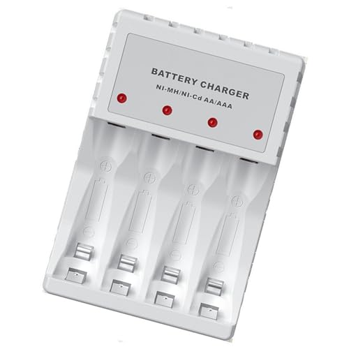 USB-Schnelllade-Hubs für AA 3 A wiederaufladbare Batterien mit unabhängigen 4-Steckplätzen und LED-Anzeigen USB-Schnelllade-Hubs für AA 3 A wiederaufladbare Batterien mit unabhängigen 4-Steckplätzen und LED-Anzeigen von FackLOxc