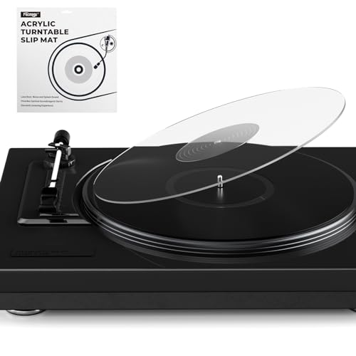 Facmogu 3mm Acryl Plattenspieler Matte, 12“ Klar Vinyl Plattenteller Slipmat für LP Plattenspieler, Vinyl Slip Mats für Plattenspieler Antistatisch & Definiert Bass & Verbessert die Klangqualität Facmogu 3mm Acryl Plattenspieler Matte, 12“ Klar Vinyl Plattenteller Slipmat für LP Plattenspieler, Vinyl Slip Mats für Plattenspieler Antistatisch & Definiert Bass & Verbessert die Klangqualität von Facmogu
