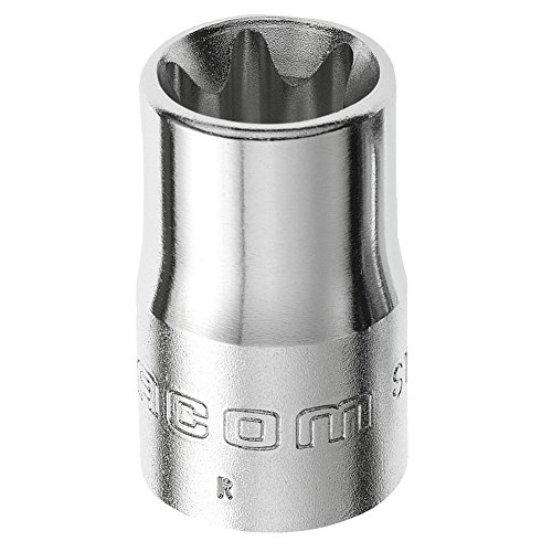 FACOM 1/2 Zoll Steckschlüssel, für Torx-Außenprofil, 24 mm, 1 Stück, STX.24 FACOM 1/2 Zoll Steckschlüssel, für Torx-Außenprofil, 24 mm, 1 Stück, STX.24 von Facom