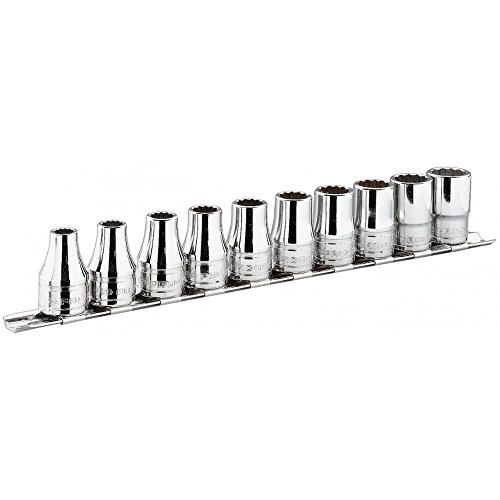 FACOM 1/2 Zoll Steckschlüsselsatz 6 Teiligsw 11/16-1 Zoll mit Halterung, 1 Stück, S.41U von Facom