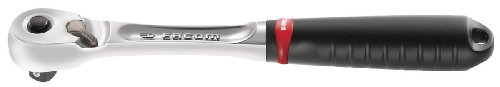 FACOM – 3/8-Zoll-Hochleistungs-Ratschenschlüssel – JL 171 – Dicht gegen Industriestaub – 72-Zahn-Mechanismus – Umkehrung durch Hebel – Handflächensystem – Bimaterial-Elastomer-Griff von Facom