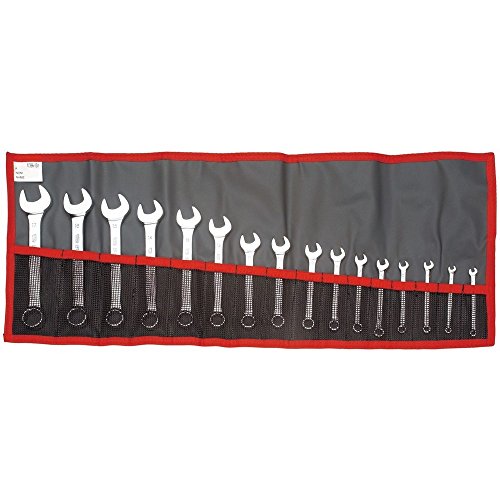 FACOM Gabel-Ringschlüssel, kurz, in Tasche, 16-teilig, 1 Stück, 39.JE16T von Facom