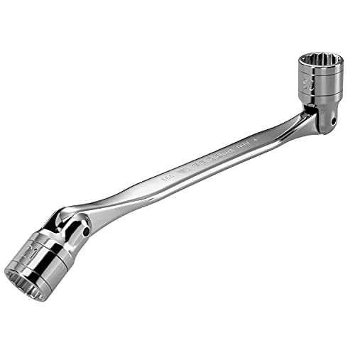 FACOM Gelenkschlüssel 12 Kant,SW 14x15,Länge 224 mm, 1 Stück, 66A.14X15 von Facom