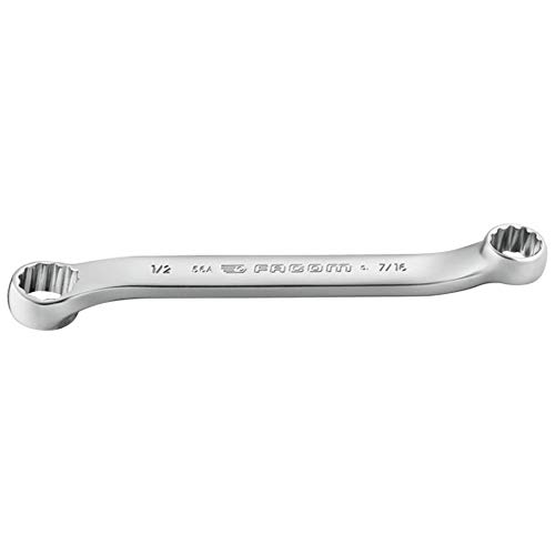 FACOM Ringschlüssel, um 10° Verkröpft, kurz, zöllig 1/2x9/16, 1 Stück, 56A.1/2X9/16 von Facom
