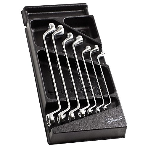 FACOM Ringschlüssel Satz, Gross SW 1/4 Zoll-13/16', 7 Teiligin Ordnungssystem, 1 Stück, MOD.55-3 von Facom