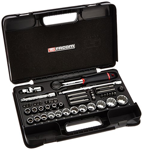 FACOM S.850 Series S.850 Steckschlüssel-Set, 12-kant (1/2 Zoll), metrisch, 48-teilig von Facom