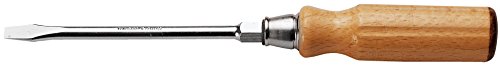 FACOM Schraubendreher Holzgriff, sechskant, für Schlitzschrauben 2x12 mm, 250 mm, 1 Stück, ATHH.12X200 von Facom