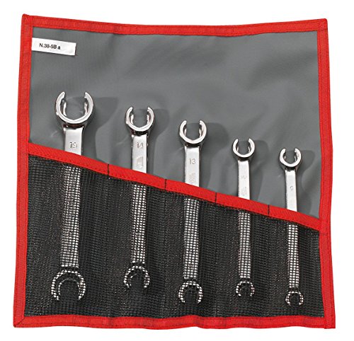 FACOM offener Ringschlüsselsatz mit Anschlag Kante,6 Kant,5 teilig,in Tasche, 1 Stück, 43.JE5T FACOM offener Ringschlüsselsatz mit Anschlag Kante,6 Kant,5 teilig,in Tasche, 1 Stück, 43.JE5T von Facom