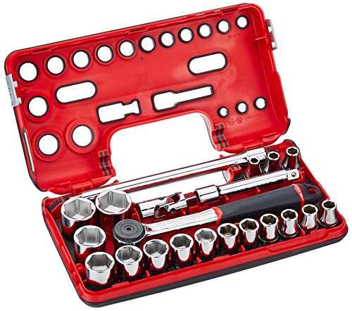 Facom S.161DBOX1 Steckschlüsselsatz, metrisch, 1,27 cm, 6-kant, 21-teilig Facom S.161DBOX1 Steckschlüsselsatz, metrisch, 1,27 cm, 6-kant, 21-teilig von Facom