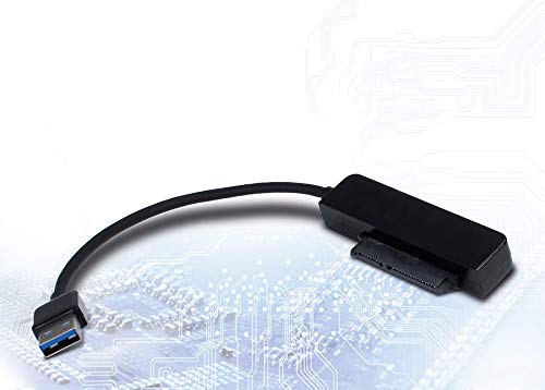 Faconet® USB 3.0 auf SATA Quickport Adapter Verbinder Kabel zum Anschließen von 2,5" HHD/SSD Festplatte an USB 3.0 Port von Faconet