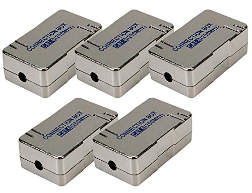 Faconet 5x LSA Verbinder Cat.6 zum Verbinden/Reparieren von Netzwerkkabel, Internetkabel oder ISDN-Kabel geschirmtes Gehäuse Faconet 5x LSA Verbinder Cat.6 zum Verbinden/Reparieren von Netzwerkkabel, Internetkabel oder ISDN-Kabel geschirmtes Gehäuse von Faconet