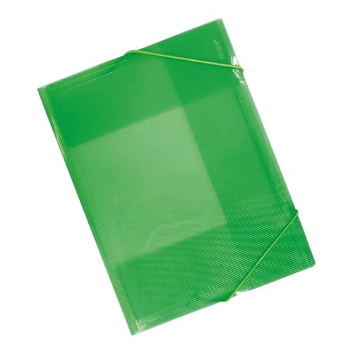 FACTIS® Ordner mit transparenten Gummibändern hellgrün von Factis