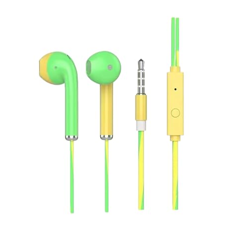 Facynde Kabelgebundene Kopfhörer,Kopfhörer mit Kabel | Niedliche Plug-in-Kopfhörer, kabelgebundene Ohrhörer für die Schule mit Ohrstöpseln in verschiedenen Größen für ädchen von Facynde