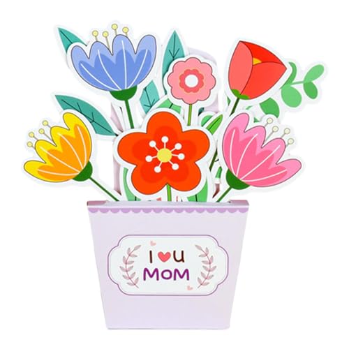 Facynde Muttertagskarte für Mama,Muttertagsgrußkarte,Papierkreativ „Ich liebe dich“-Karte, ästhetisch | Ich liebe dich, Mama. Exquisiter Gruß zum Muttertag als Andenken für Mama von Facynde