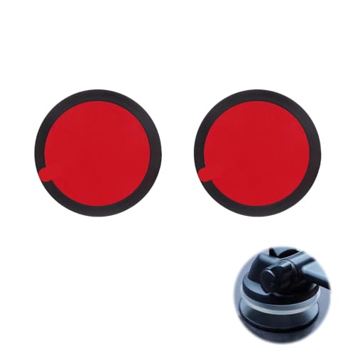 2 Stück Klebe-Befestigungsplatten fürs Armaturenbrett, 80mm Adhesive Universal Armaturenbrett-Klebescheiben Dashboard Pad Montagescheibe für Auto GPS Halterungen Navi Halterung Sat NAV Dash Cam von Fadbudss