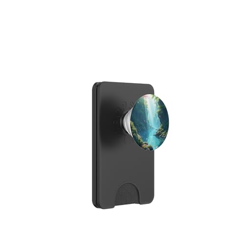 Blütenblattgefüllter Bergbach unter weichem Sonnenlicht PopSockets PopWallet für MagSafe Blütenblattgefüllter Bergbach unter weichem Sonnenlicht PopSockets PopWallet für MagSafe von Fade Aura