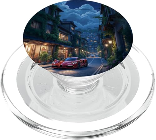 Luxus Sportwagen Night Drive Urban Art PopSockets PopGrip für MagSafe Luxus Sportwagen Night Drive Urban Art PopSockets PopGrip für MagSafe von Fade Aura
