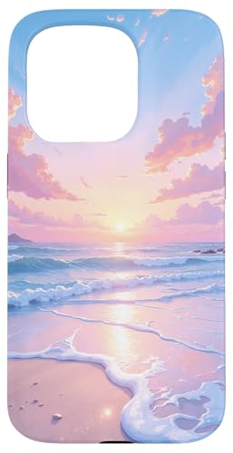 Pastellfarbener Sonnenaufgang Strandszene mit weichen Meereswellen Hülle für iPhone 15 Pro Pastellfarbener Sonnenaufgang Strandszene mit weichen Meereswellen Hülle für iPhone 15 Pro von Fade Aura