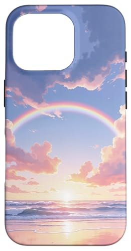 Regenbogen über dem Meer, Sonnenaufgang, Traumhafte Küstenszene Hülle für iPhone 16 Pro Regenbogen über dem Meer, Sonnenaufgang, Traumhafte Küstenszene Hülle für iPhone 16 Pro von Fade Aura