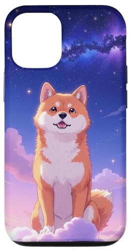Shiba Inu im Himmel unter dem Sternenhimmel Hülle für iPhone 12/12 Pro von Fade Aura