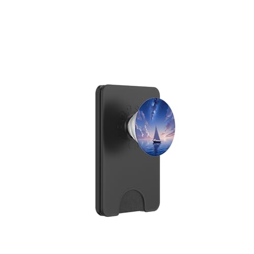 Starry Night Ocean Segelboot unter Milchstraße Himmel PopSockets PopWallet für MagSafe Starry Night Ocean Segelboot unter Milchstraße Himmel PopSockets PopWallet für MagSafe von Fade Aura