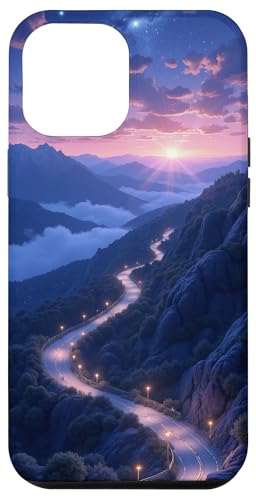 Winding Mountain Road Sonnenuntergang unter Sternenhimmel Hülle für iPhone 12 Pro Max Winding Mountain Road Sonnenuntergang unter Sternenhimmel Hülle für iPhone 12 Pro Max von Fade Aura
