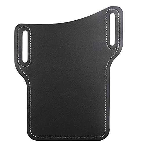 Faderr Handy-Holster aus Leder für Gürtel, Handy-Hülle, Handy-Halterung, Leder-Telefon-Tasche, Leder-Telefonhülle (schwarz) von Faderr