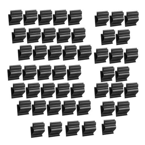 Faeymth 50 Stück Schwarze Schild-Clips, Wiederverwendbare Etiketten-Clips für Schildhalter, Wiederverwendbare Preisschild-Schalenhalterung für Tassen, Schalen, Pfannen und Buffet-Tabletts. Faeymth 50 Stück Schwarze Schild-Clips, Wiederverwendbare Etiketten-Clips für Schildhalter, Wiederverwendbare Preisschild-Schalenhalterung für Tassen, Schalen, Pfannen und Buffet-Tabletts. von Faeymth