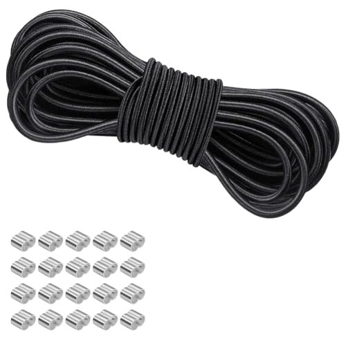 Faeymth Gummiseil für Anhängerplane, Expanderseil für Anhänger, Wetterfeste Gummischnur für Vielseitigen Einsatz, 6 mm X 10 M Faeymth Gummiseil für Anhängerplane, Expanderseil für Anhänger, Wetterfeste Gummischnur für Vielseitigen Einsatz, 6 mm X 10 M von Faeymth