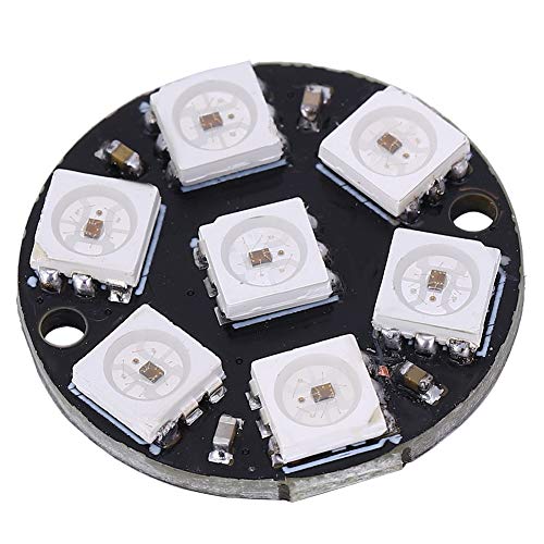 10 Stück LED-Treiber-Entwicklungsplatine Runde eingebaute farbige LED-Ringlampe Cjmcu 7 Bit WS2812 5050 RGB von Fafeicy