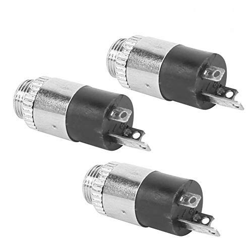 20-Teilige Mini-Stereo Klinkenstecker 3,5mm PJ-392 Stereo Audio Video Stecker mit Schraubmutter Schalttafelmontage Audio Buchse Verbinder für Computer Fernseher von Fafeicy
