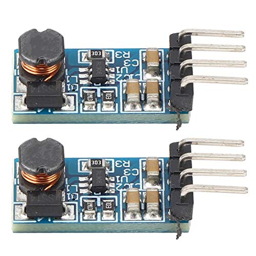 2Pcs Boost Step-up-Modul DC-DC Ultra-Small 3,3 V 3,7 V 4,5 V 5 V bis 12 V Spannungsumwandlungskarte von Fafeicy