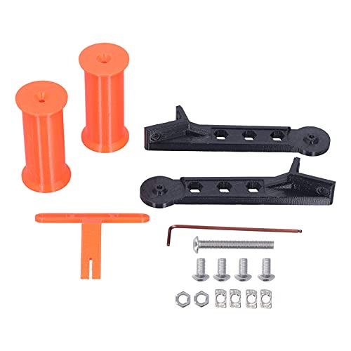 3D-Drucker-Filamenthalterung, PETG-Doppelregal-Spulenhalter mit Großer Belastungskapazität, Hoher Härtermaterial für Prusa I3 Mk3s Bär, Easy Assembly 3D-Drucker-Filamenthalterung, PETG-Doppelregal-Spulenhalter mit Großer Belastungskapazität, Hoher Härtermaterial für Prusa I3 Mk3s Bär, Easy Assembly von Fafeicy