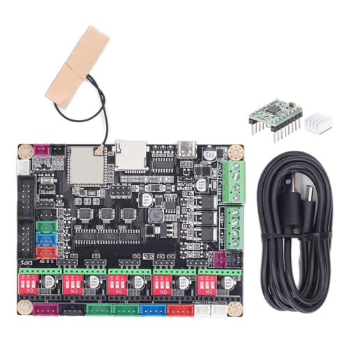 3D -Drucker -Motherboard, 3D -Drucker -Motherboard 32 Bit 3D -Drucker Silent Board Controller Board ESP32 240MHz MCU -Steuerplatine, MechanicalComponents von Fafeicy